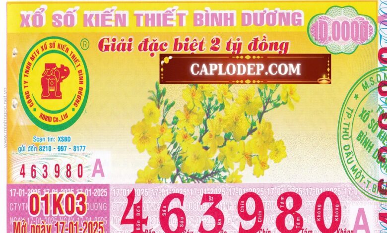Xổ Số Kiến Thiết Bình Dương